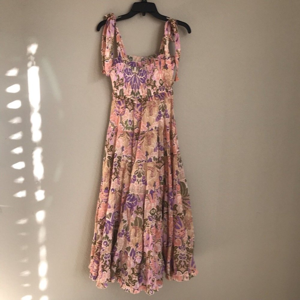 Zimmermann Violet Tiered Sundress